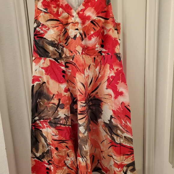 Floral dress Lane Bryant sz 16 - Picture 1 of 4